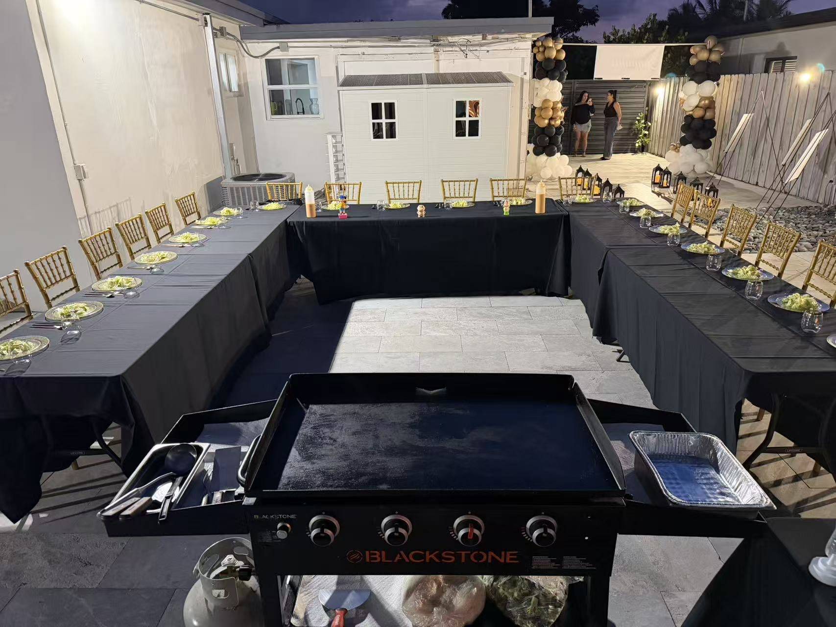 hibachi event decoration
